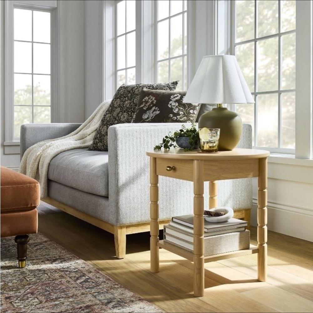 Scallop Pleated Lamp Shade White - Threshold™ designed with Studio McGee - Picture 4 of 4